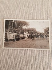 Truppen- &Uuml;bungsplatz Zeithain  Karte  von 07.06.1914 mit Original Poststempel