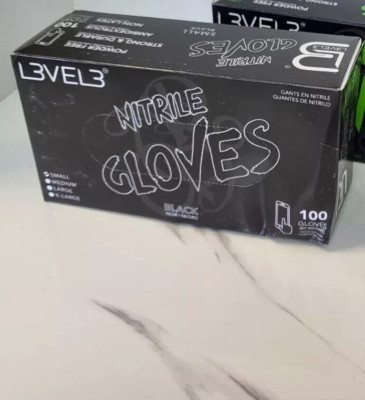 L3vel3 Level3 Nitrile Gloves 1000  ( FULL BOX OF 10 PCS) S