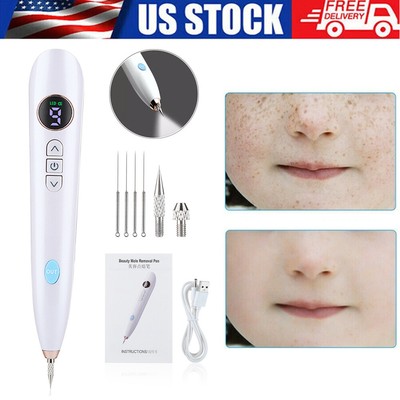 Electric Laser Plasma Mole Removal Pen Dark Spot Remover Skin Wart Tag Tattoo US