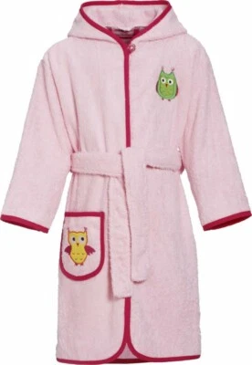 Playshoes Frottee-Bademantel Eule für  Kinder  Jungen  Größe   86-153 - Bild 1 von 4