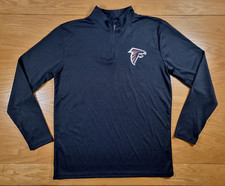 ATLANTA FALCONS Lightweight 1/4 Zip Performance Material Jacket Youth XL 18-20
