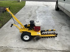 GROUND HOG T4 Walk Behind Trencher Honda Engine-FREE SHIPPING TO MANY LOCATIONS