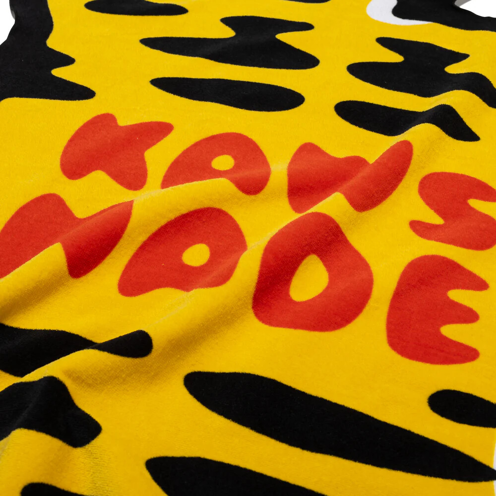 アクセサリー HUMAN MADE x KAWS Kaws Made Beach Towel HUMAN MADE KAWS MADE BEACH TOWEL GRAY YELLOW XX27GD021