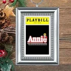 Annie Broadway Musical‎ Playbill Christmas Tree Ornament