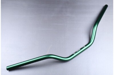 Flat Handlebar Dark Green Medium Diameter 22mm Universal