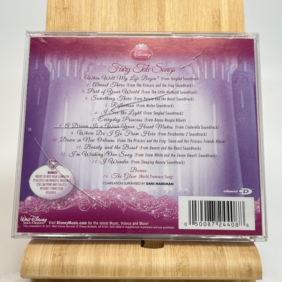 Disney Princess Fairy Tale Songs CD 50087244088 eBay