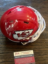 JOSHUA WILLIAMS SIGNED FOOTBALL MINI HELMET KANSAS CITY CHIEFS AUTO JSA COA