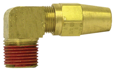 PN 1169-4C 90 M Elb 1/4inTube-3/8inThread (Pack of 1)