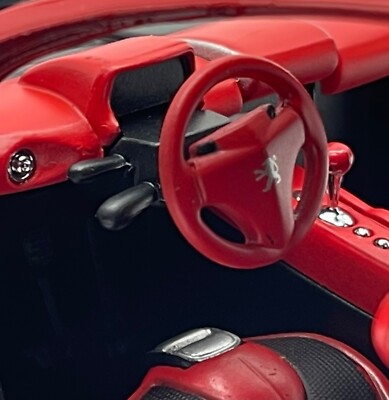 Peugeot RC Concept Car 1/18 Solid Red Metal/Plastic Metal/Plastic