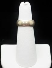 Sterling Silver Small Simple Band Ring SZ 4.75 FMZ719