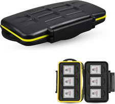 JJC Deluxe 6 Slots Cfexpress XQD Memory Card Case Carrying Holder Storage