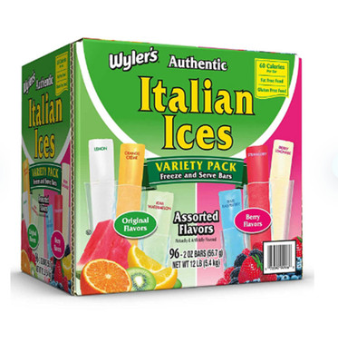 Wyler's Authentic Italian Ices, 2 oz., 96 pk.