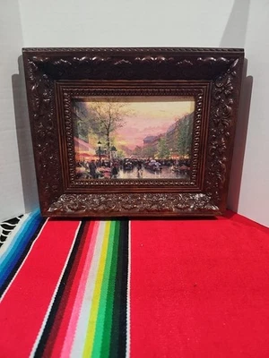 Thomas Kinkade PARIS CITY OF LIGHTS Vinyl Coated Art Print - Image 1 of 4