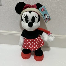 Just Play Disney Animated Minnie Mouse Dancing Musical Christmas Plush 13" NWT