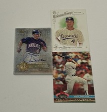 Paul Molitor Twins Five Star Signed /388- Stadium Club/ Topps A&G (3) Card Lot!