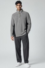 NWOT WEIRD FISH QUARTER ZIP PULL OVER MENS SIZE SMALL