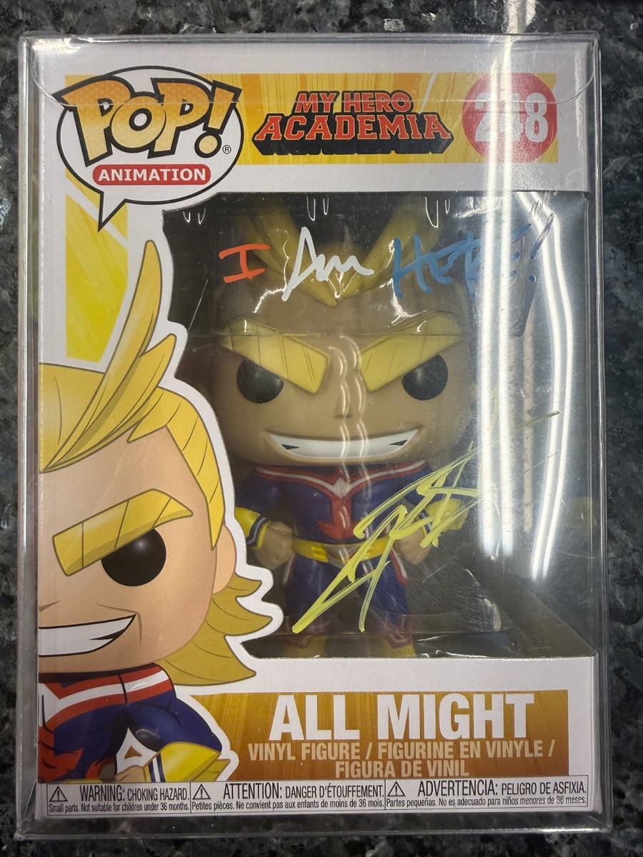 Chris Sabat My Hero Academia All Might #248 Signed Funko Pop JSA