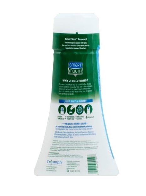 Smart Mouth Original 24 Hour Bad Breath Prevention, Fresh Mint, Exp 03/2028