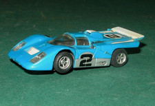Aurora AFX Blue/White 2 Ferrari 512M HO Slot Car
