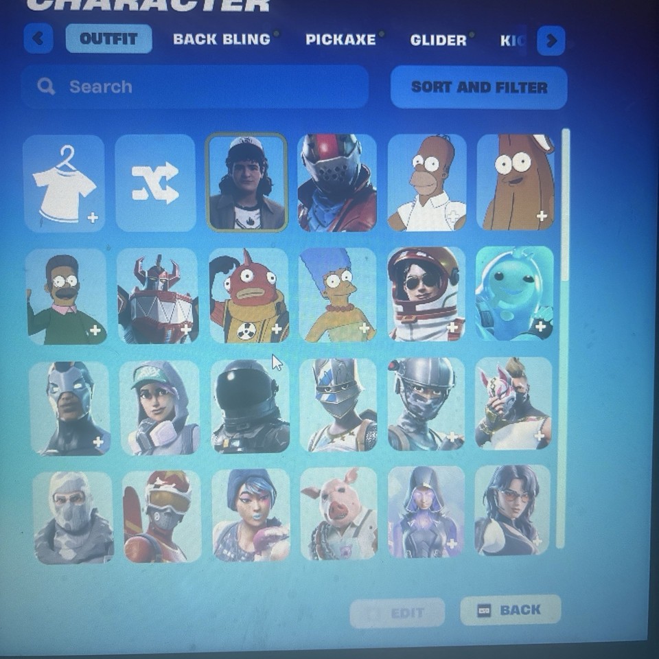 Epic Games Fortnite In-game Outfits Homer Simpson Marge Simpson Power ...