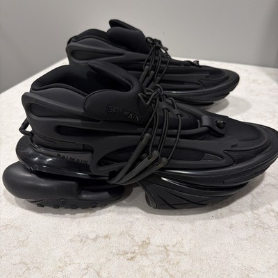 Balmain Leather Unicorn low-top sneakers Sz 45 NWOB