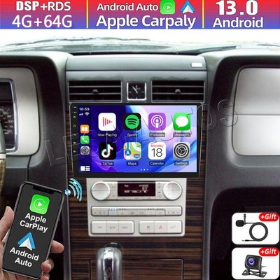 4+64GB Android 13 Carplay Car Radio Stereo GPS For Lincoln Navigator 2008-2014