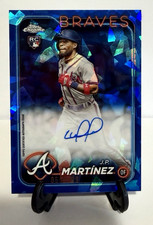 2024 Topps Chrome Sapphire J.P.  Martinez (RC) Auto /199 Atlanta Braves #CSA-JM
