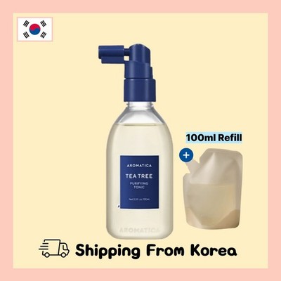 Aromatica Tea Tree Purifying Tonic 100ml + 100ml Refill Set | Oily Scalp Care