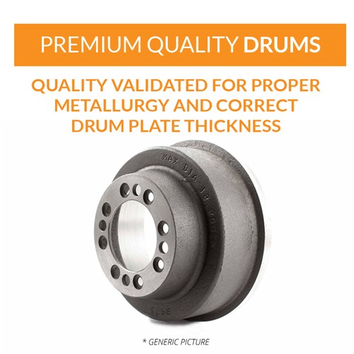 Front Rear Brake Rotors Ceramic Pad Drum Kit For Neon Dodge Chrysler Plymouth SX - Picture 6 of 12