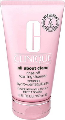 Clinique All About Clean Rinse-Off Foaming Cleanser - Full Size - 150 ML - NEW
