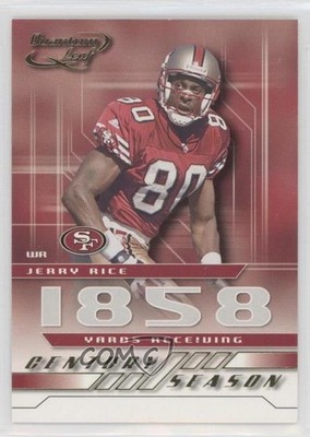 2001 Quantum Leaf Century Season 68/1000 Jerry Rice #CS-44 HOF 0nr3