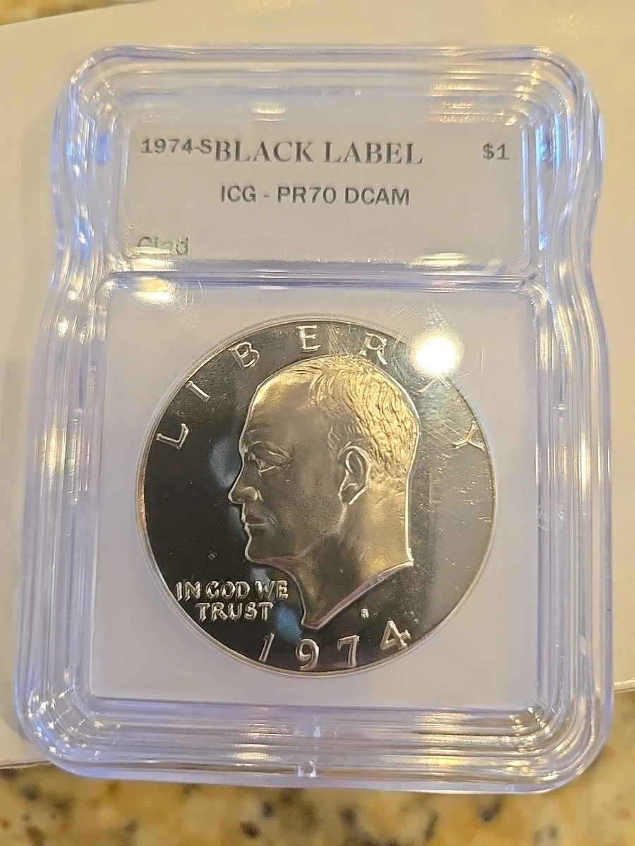 未曾流通银色1974 艾森豪威尔美元硬币(1971-1978) | eBay