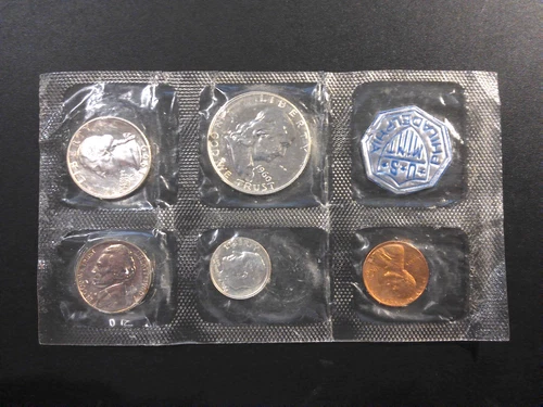 1960 Proof Coin Set Silver No Envelop