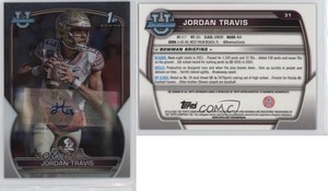 2022 Bowman U Chrome Chrome Prospect Auto Jordan Travis #31 Auto