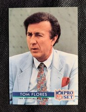1992 Pro Set - Tom Flores #333 Seattle Seahawks HC