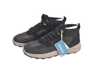 Geox Spherica 4x4 ABX Boots Mens Size 9 Navy Leather Waterproof Chukka Ankle
