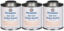 Permatex 80063 Hi-Tack Gasket Sealant Pint Pack of 3 – High Adhesion Formula