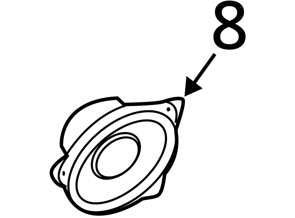 2010-2024 Porsche Boxster Mid-Range Speaker Bose Door 7PP035415F - Image 4 of 4