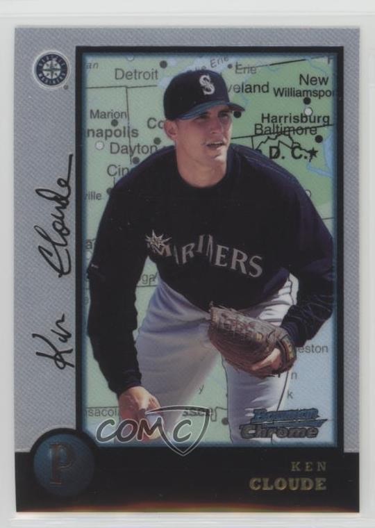 1998 Bowman Chrome International Ken Cloude #172 0f6