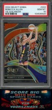 2024 PANINI SELECT WNBA COURTSIDE TIE DYE PRIZM REBECCA ALLEN 02/25 PSA 10 POP 2