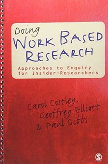 Doing Work Based Research: Approaches To Enquiry For Ins... | Buch | Zustand gut