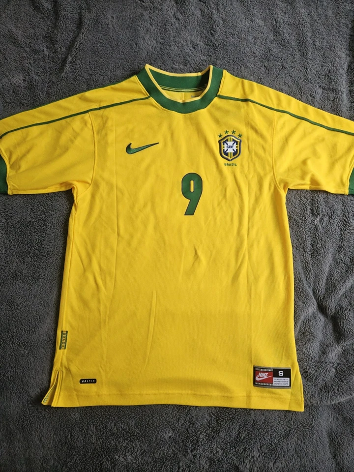 maillot de foot vintage Ronaldo Brésil 98 - Photo 2/4