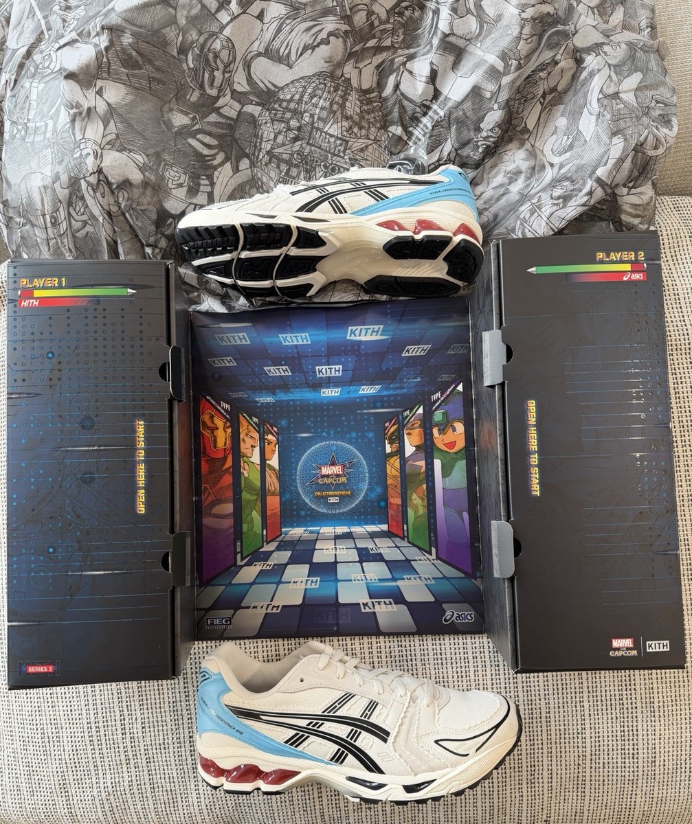 Asics Gel Kayano 14 x Kith Marvel Vs Capcom Ryu Size 12 Men's