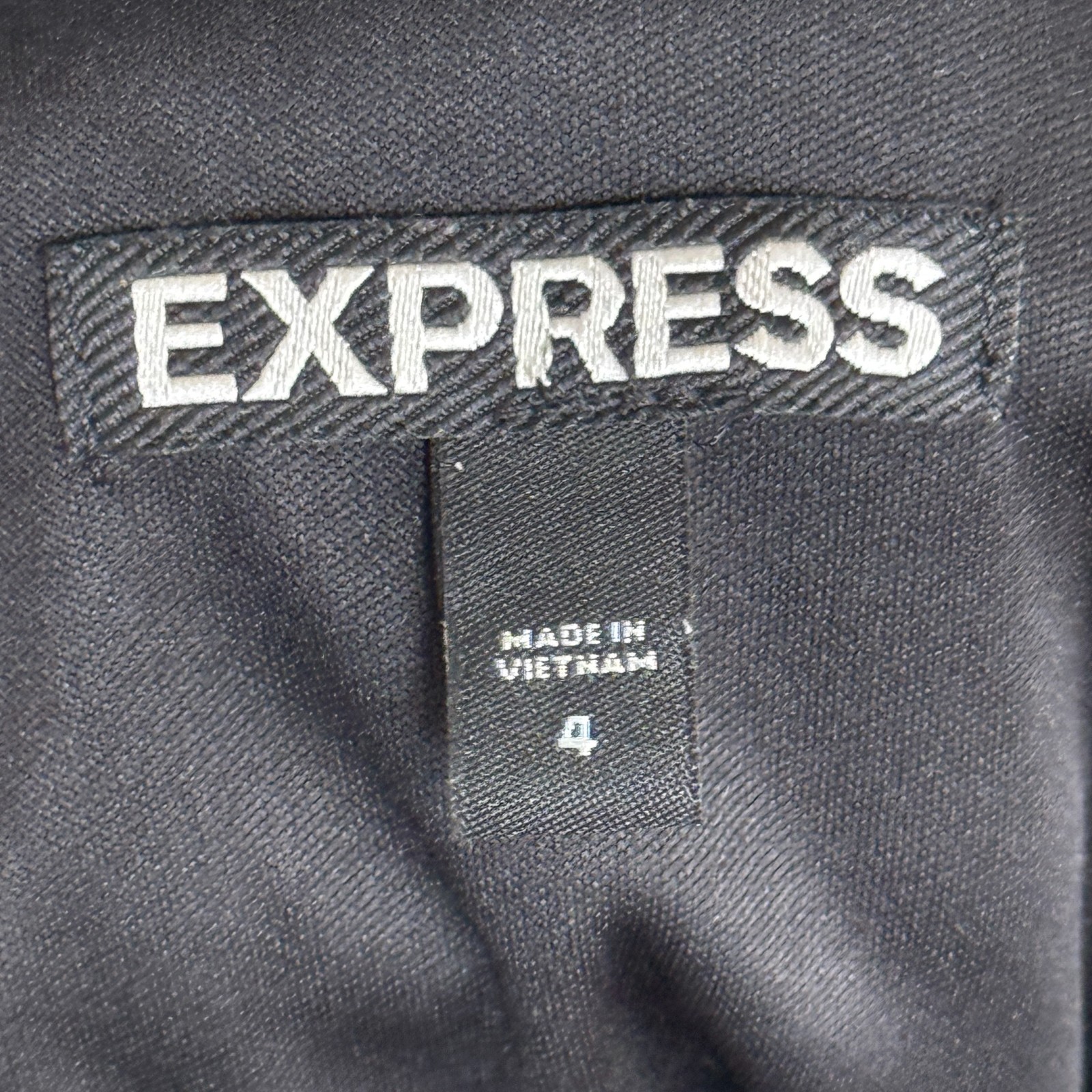 Express Black Fit & Flare Sleeveless Mini Dress with Pleated Details (size 4)