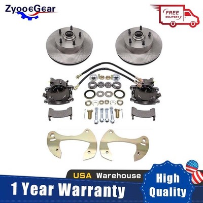 For 55-1964 Chevy Full Size Impala Bel Air Car Deluxe Disc Brake Kit, 5 x 4-3/4''