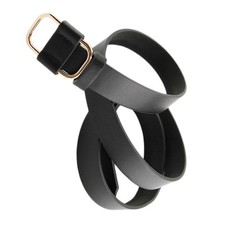1Pc PU Belt Waist Belt Fashion Jeans Pants for Women Ladies Black 