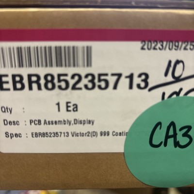 EBR85235713 LG Dryer Pcb Assembly,display NEW IN BOX CA3