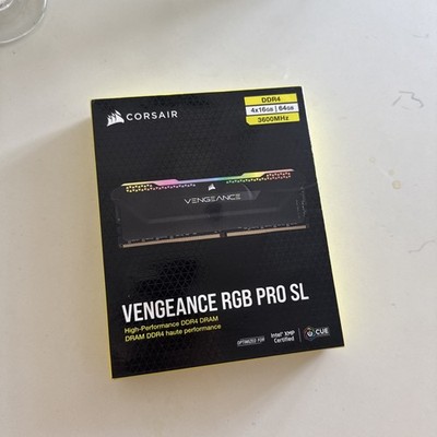 Corsair Vengeance RGB Pro SL DDR4 64gb 4x16gb 3600MHz NEW