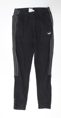 Adidas Jogginghose Herren schwarz M Regular Fit gestreift Logo