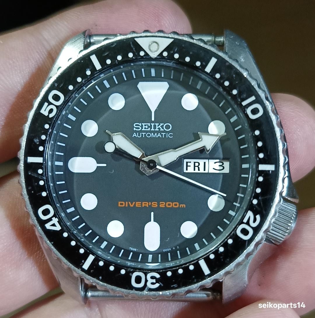 7S27−0020 J (made in Japan) Seiko 7s26-0020 Skx007j Men's Diver